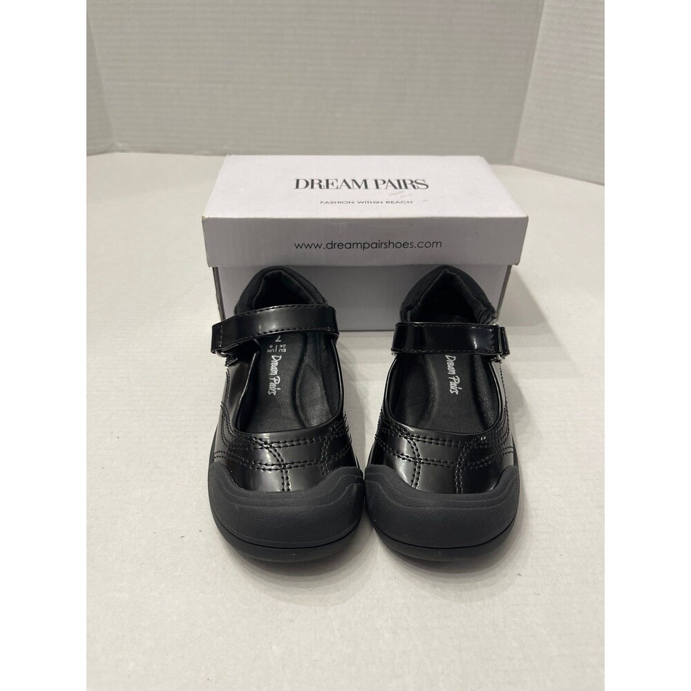 DREAM PAIRS Girls Mary Jane Shoes Size 7 Black New In Box